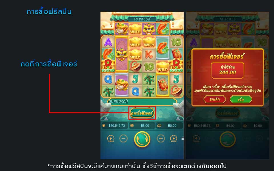 ซื้อฟรีสปิน